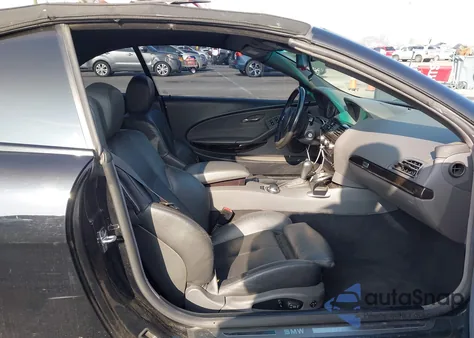 2005 BMW 645Ci z USA, uszkodzony, nr VIN WBAEK73465B325896